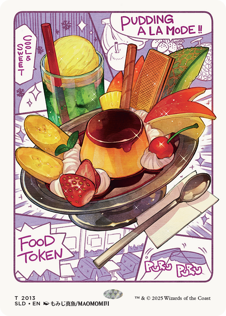 Food Token (2013) (Rainbow Foil) [Secret Lair Drop Series] | Anubis Games and Hobby