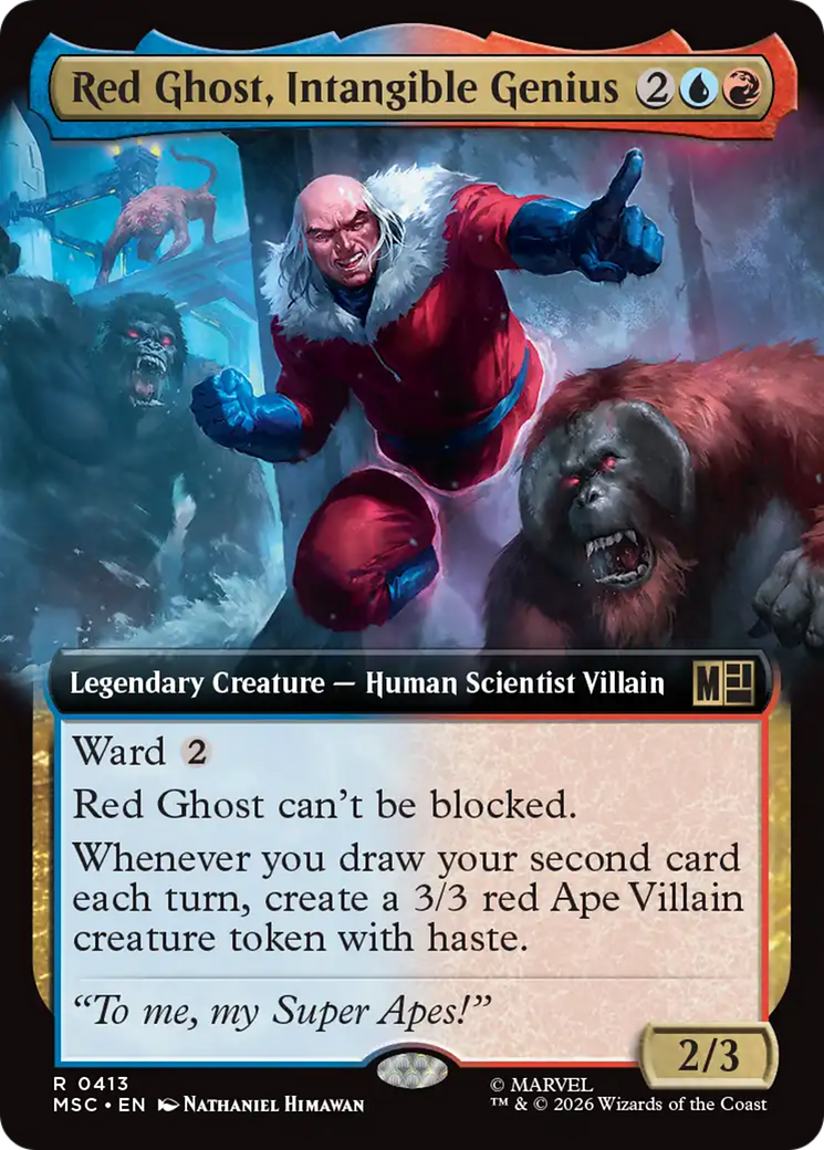 Red Ghost, Intangible Genius (Extended Art) [Marvel Super Heroes Commander] | Anubis Games and Hobby