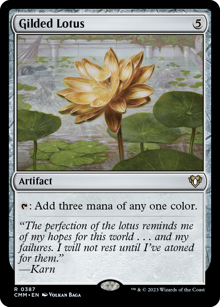 Gilded Lotus [Commander Masters] | Anubis Games and Hobby
