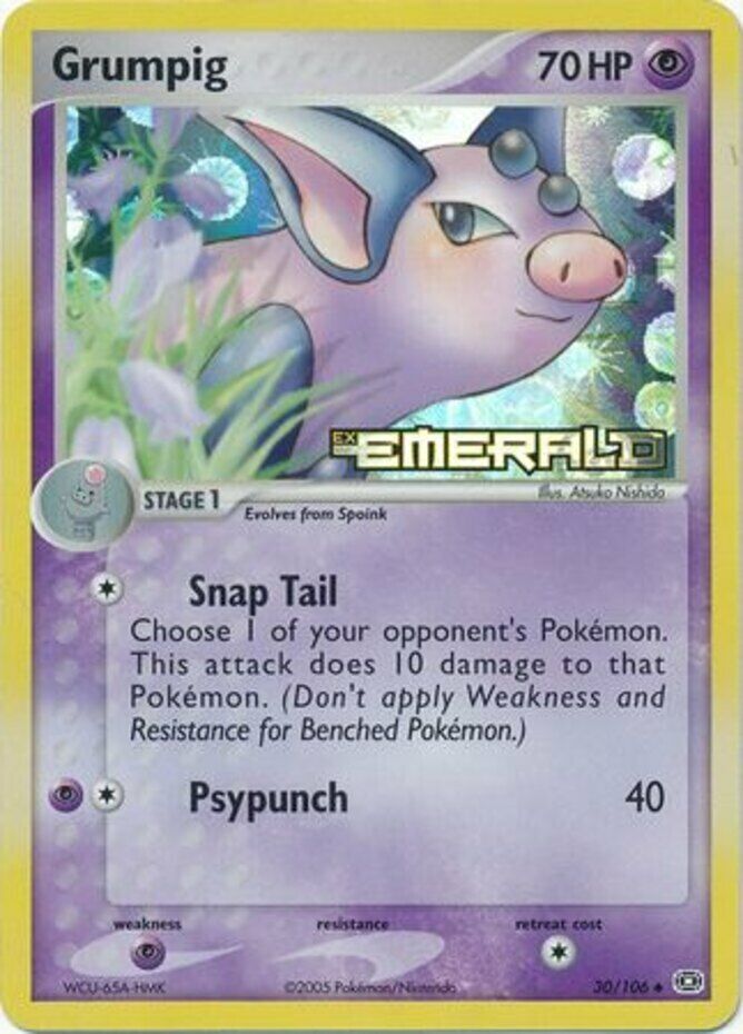 Grumpig (30/106) (Stamped) [EX: Emerald] | Anubis Games and Hobby
