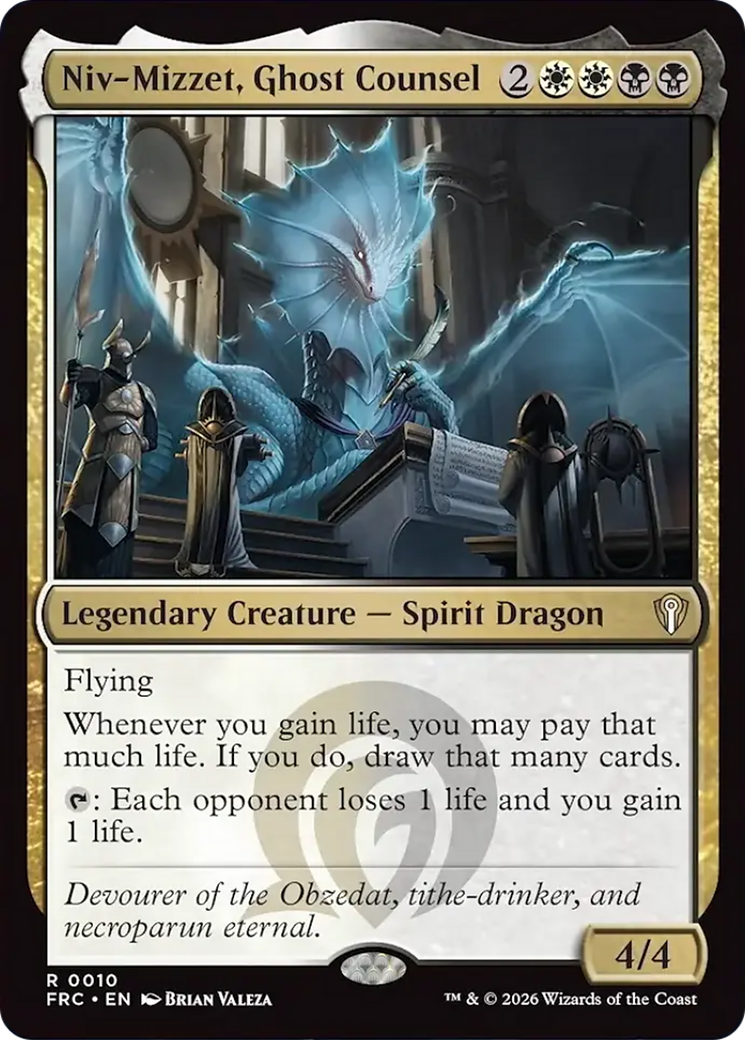 Niv-Mizzet, Ghost Counsel [Reality Fracture Commander] | Anubis Games and Hobby