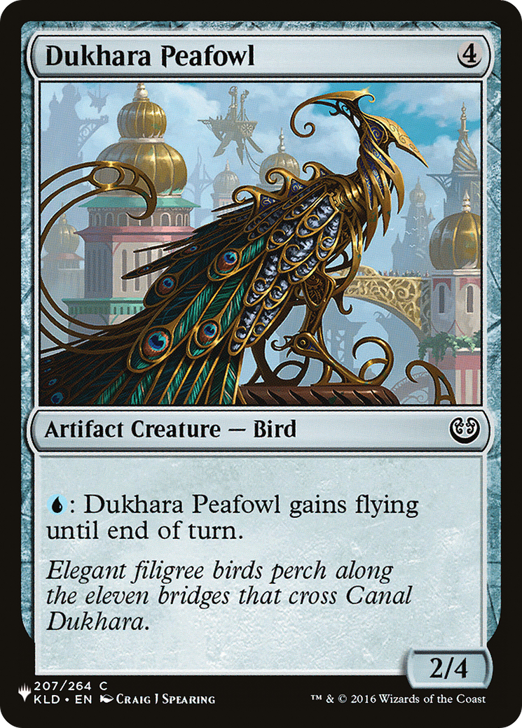 Dukhara Peafowl [The List Reprints] | Anubis Games and Hobby