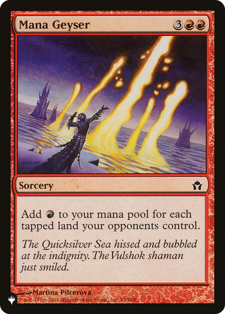 Mana Geyser [The List] | Anubis Games and Hobby