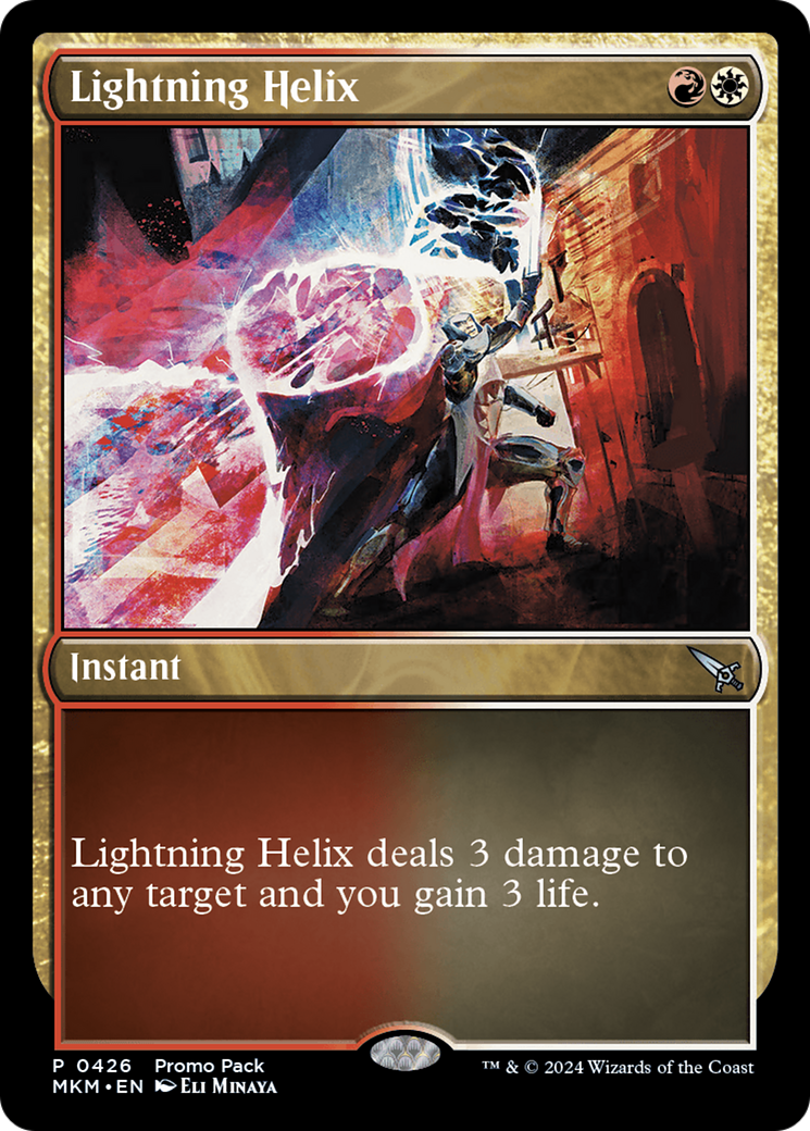 Lightning Helix (Promo Pack) [Murders at Karlov Manor Promos] | Anubis Games and Hobby