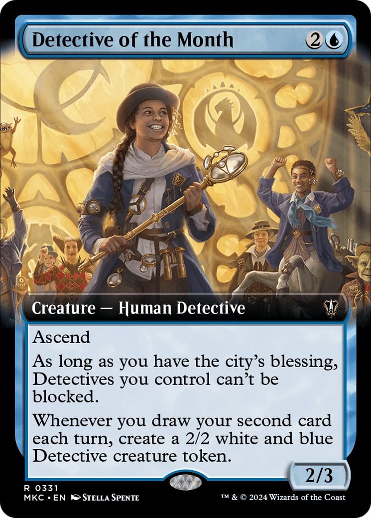 Detective of the Month (Extended Art) [Murders at Karlov Manor Commander] | Anubis Games and Hobby