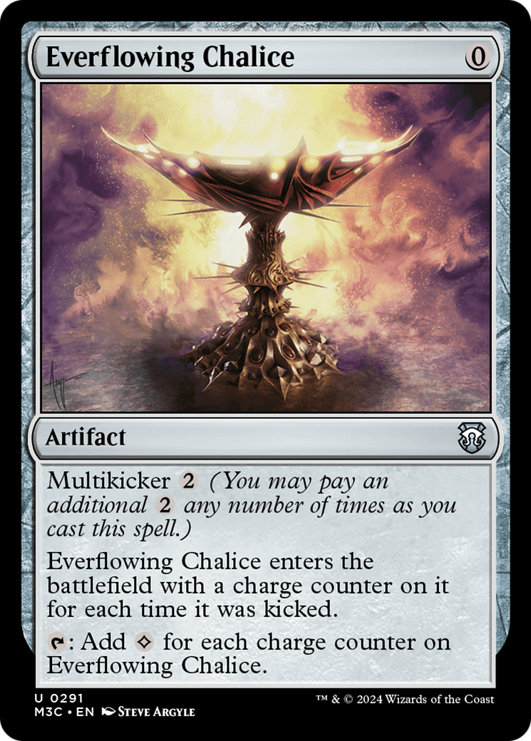 Everflowing Chalice (Ripple Foil) [Modern Horizons 3 Commander] | Anubis Games and Hobby