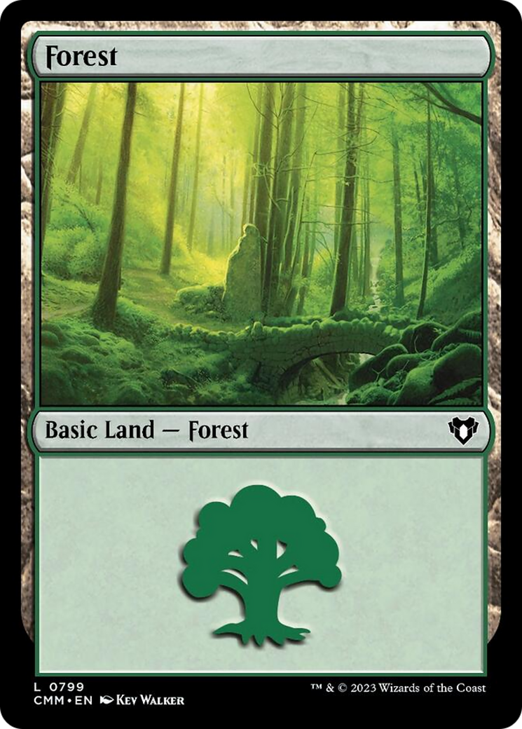 Forest (799) [Commander Masters] | Anubis Games and Hobby