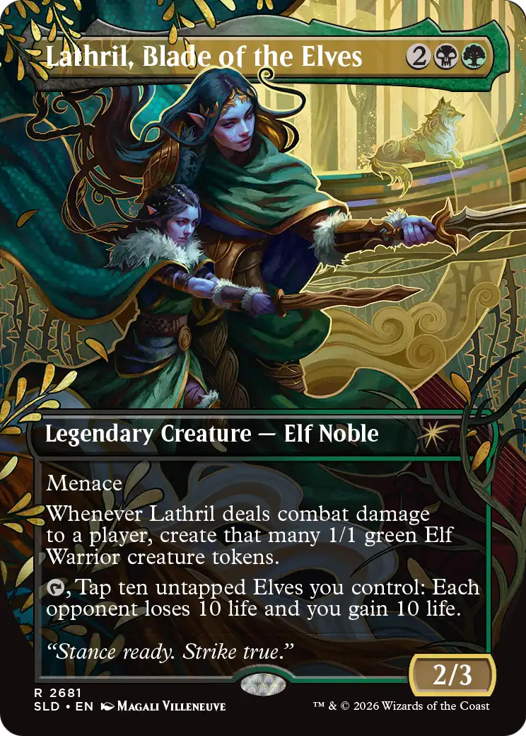 Lathril, Blade of the Elves [Secret Lair Drop Series] | Anubis Games and Hobby