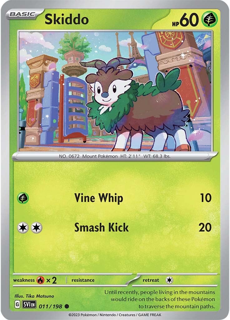 Skiddo (011/198) [Scarlet & Violet: Base Set] | Anubis Games and Hobby