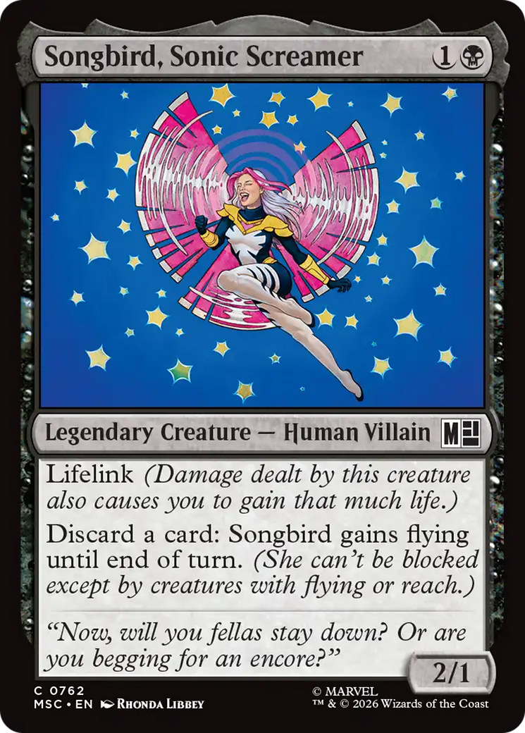 Songbird, Sonic Screamer [Marvel Super Heroes Commander] | Anubis Games and Hobby