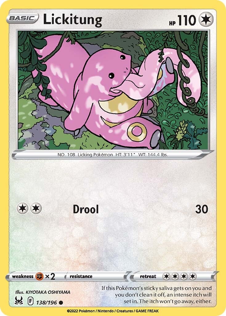 Lickitung (138/196) [Sword & Shield: Lost Origin] | Anubis Games and Hobby