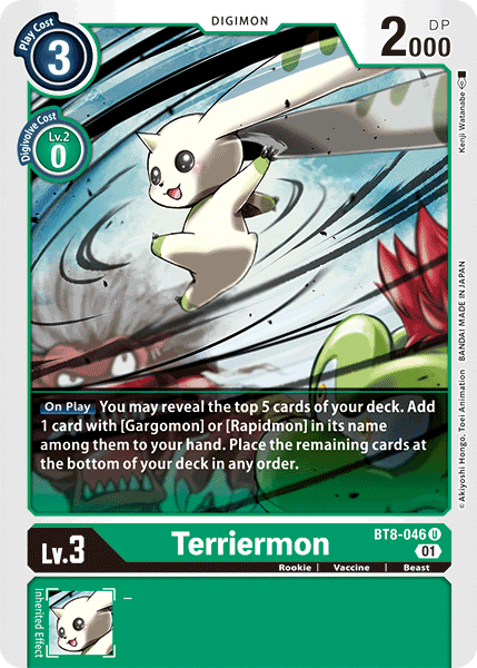 Terriermon [BT8-046] [New Awakening] | Anubis Games and Hobby