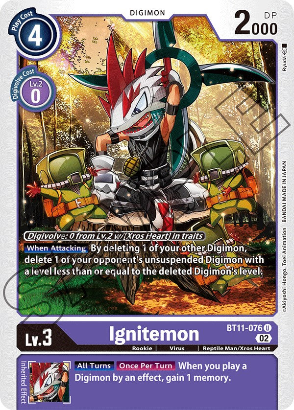 Ignitemon [BT11-076] [Dimensional Phase] | Anubis Games and Hobby