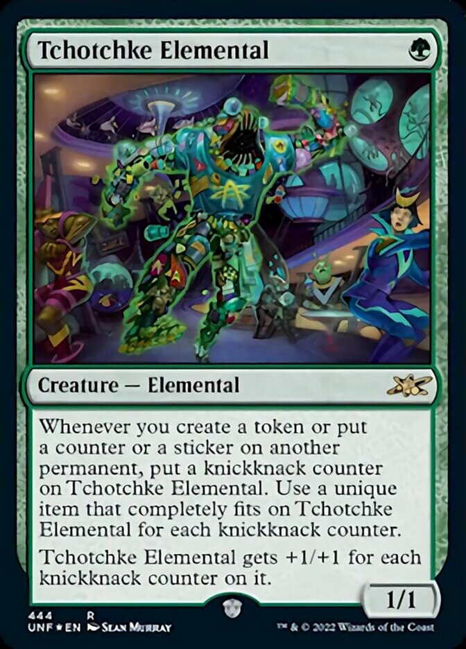 Tchotchke Elemental (Galaxy Foil) [Unfinity] | Anubis Games and Hobby