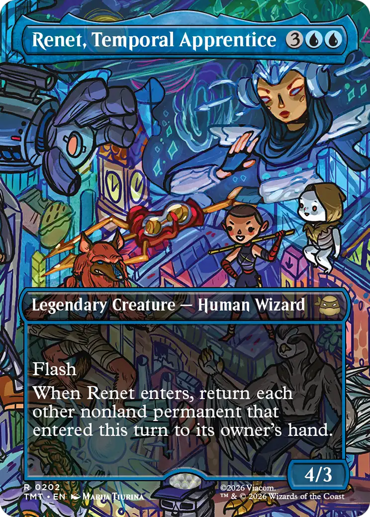 Renet, Temporal Apprentice (Borderless) [Teenage Mutant Ninja Turtles] | Anubis Games and Hobby