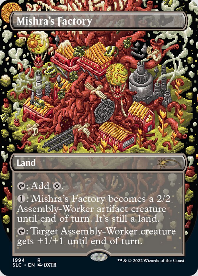 Mishra's Factory (Borderless) [Secret Lair Countdown Kit] | Anubis Games and Hobby