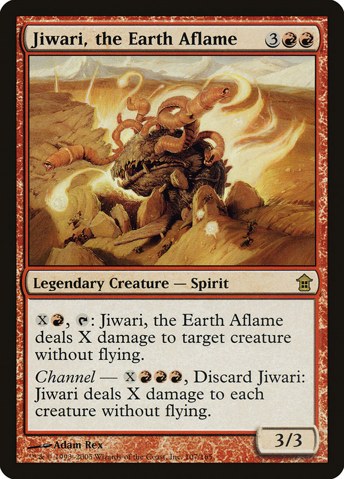 Jiwari, the Earth Aflame [Saviors of Kamigawa] | Anubis Games and Hobby