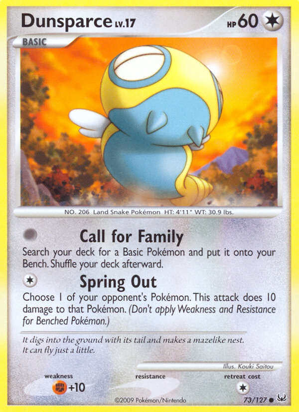 Dunsparce (73/127) [Platinum: Base Set] | Anubis Games and Hobby