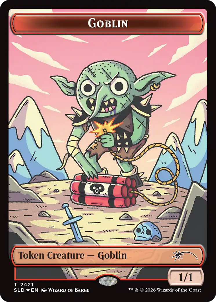 Goblin Token (2421) [Secret Lair Drop Series] | Anubis Games and Hobby