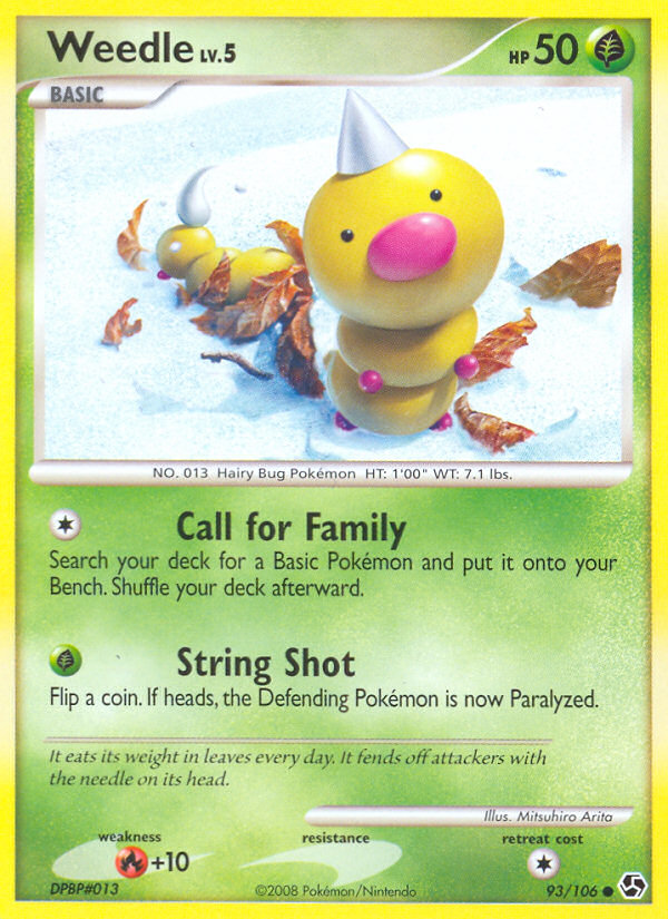 Weedle (93/106) [Diamond & Pearl: Great Encounters] | Anubis Games and Hobby