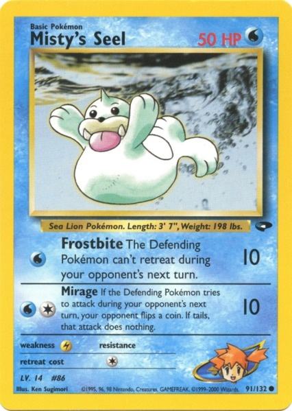 Misty's Seel (91/132) [Gym Challenge Unlimited] | Anubis Games and Hobby