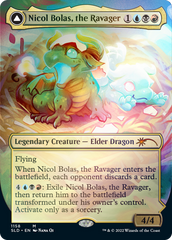 Nicol Bolas, the Ravager // Nicol Bolas, the Arisen (Borderless) [Secret Lair: From Cute to Brute] | Anubis Games and Hobby