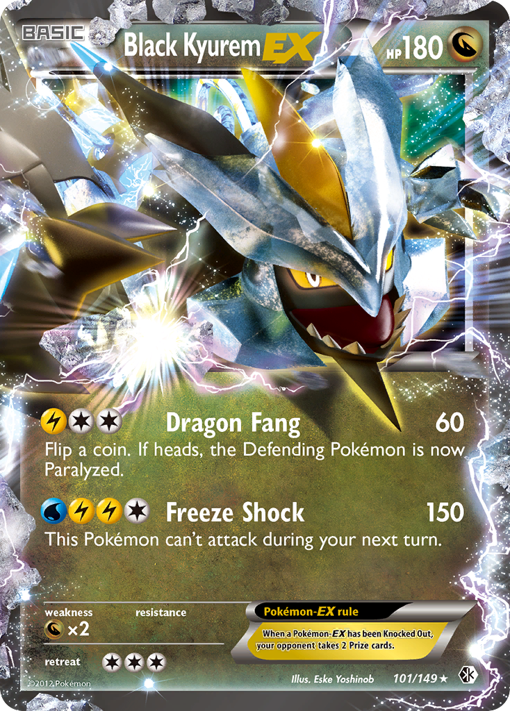 Black Kyurem EX (101/149) [Black & White: Boundaries Crossed] | Anubis Games and Hobby