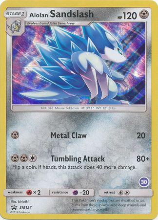 Alolan Sandslash (SM127) (Deck Exclusive #30) [Sun & Moon: Trainer Kit - Alolan Sandslash] | Anubis Games and Hobby