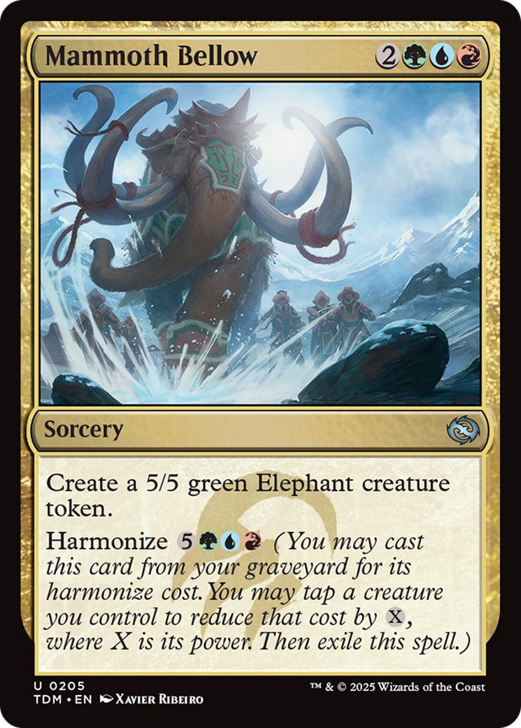 Mammoth Bellow [Tarkir: Dragonstorm] | Anubis Games and Hobby