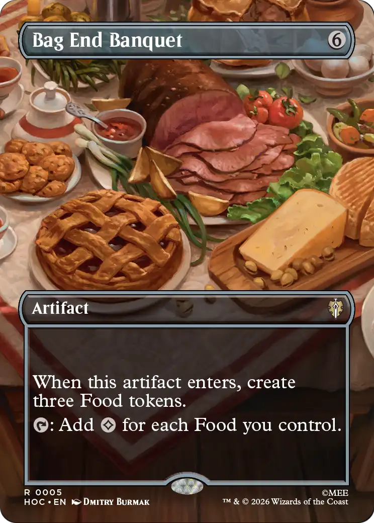 Bag End Banquet (Borderless) [The Hobbit: Eternal-Legal] | Anubis Games and Hobby