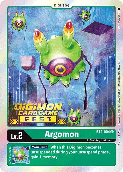 Argomon [BT2-004] (Digimon Card Game Fest 2022) [Release Special Booster Promos] | Anubis Games and Hobby