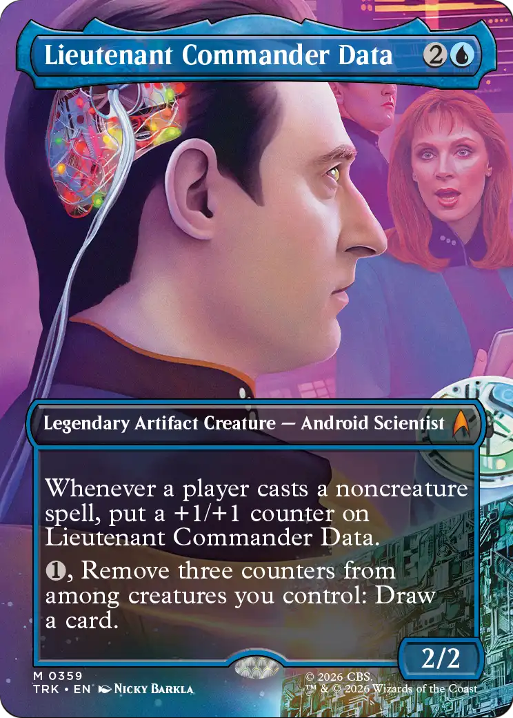 Lieutenant Commander Data (Borderless) [Star Trek] | Anubis Games and Hobby