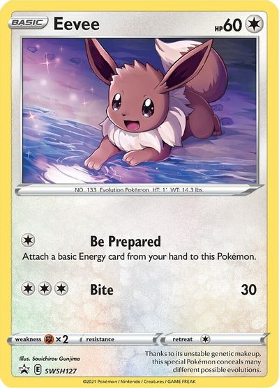 Eevee (SWSH127) [Sword & Shield: Black Star Promos] | Anubis Games and Hobby