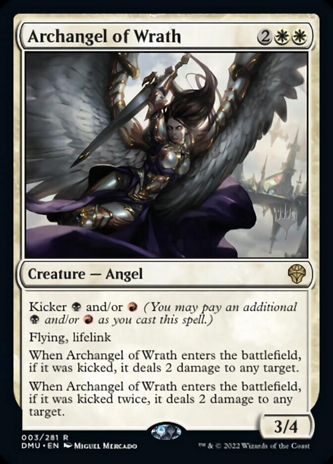 Archangel of Wrath (Promo Pack) [Dominaria United Promos] | Anubis Games and Hobby