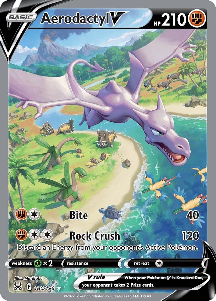 Aerodactyl V (180/196) [Sword & Shield: Lost Origin] | Anubis Games and Hobby