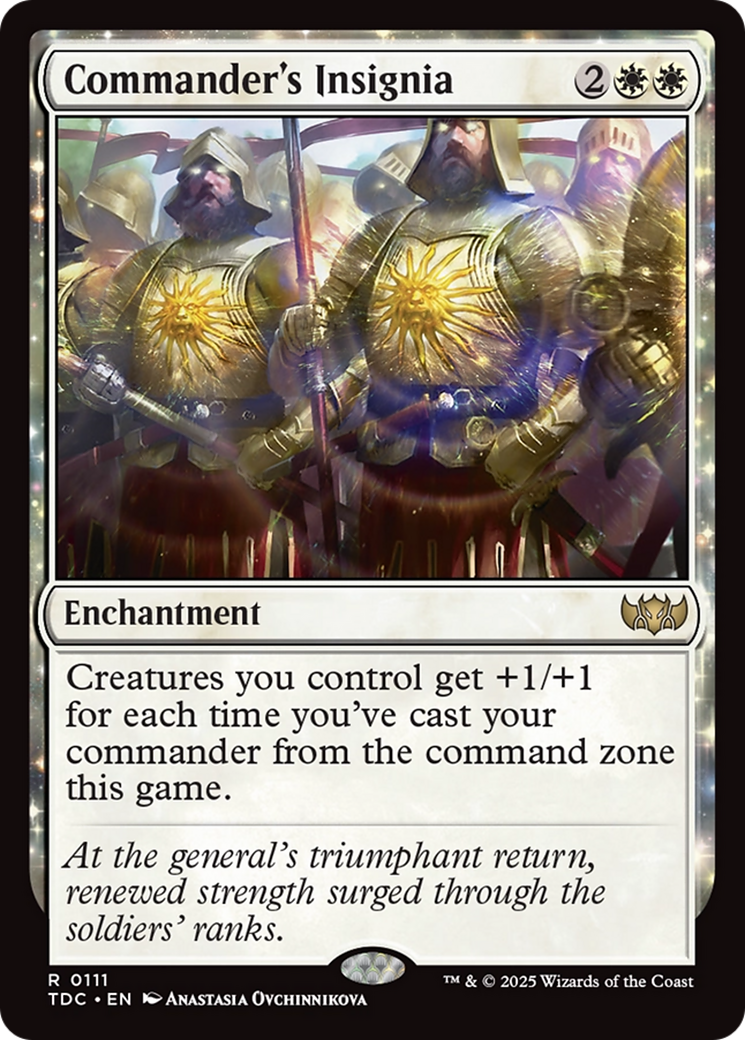 Commander's Insignia [Tarkir: Dragonstorm Commander] | Anubis Games and Hobby