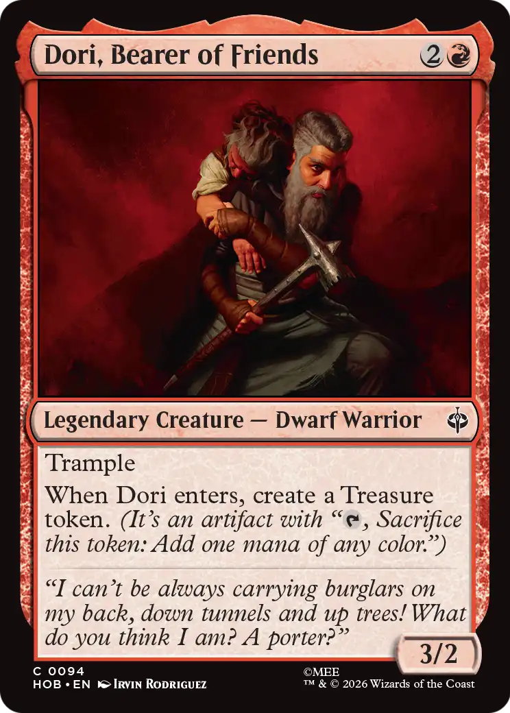 Dori, Bearer of Friends [The Hobbit] | Anubis Games and Hobby
