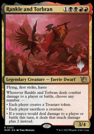 Rankle and Torbran (Promo Pack) [March of the Machine Promos] | Anubis Games and Hobby