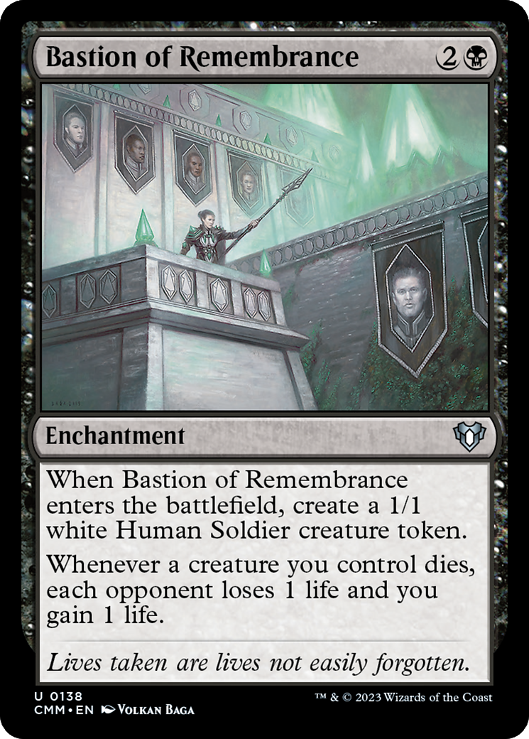 Bastion of Remembrance [Commander Masters] | Anubis Games and Hobby