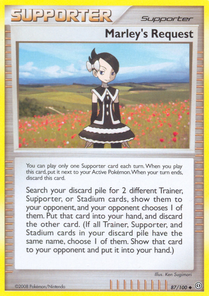Marley's Request (87/100) [Diamond & Pearl: Stormfront] | Anubis Games and Hobby