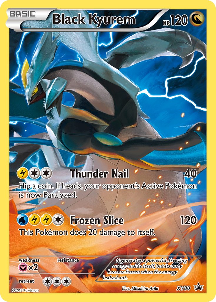 Black Kyurem (XY80) (Full Art Promo) [XY: Black Star Promos] | Anubis Games and Hobby