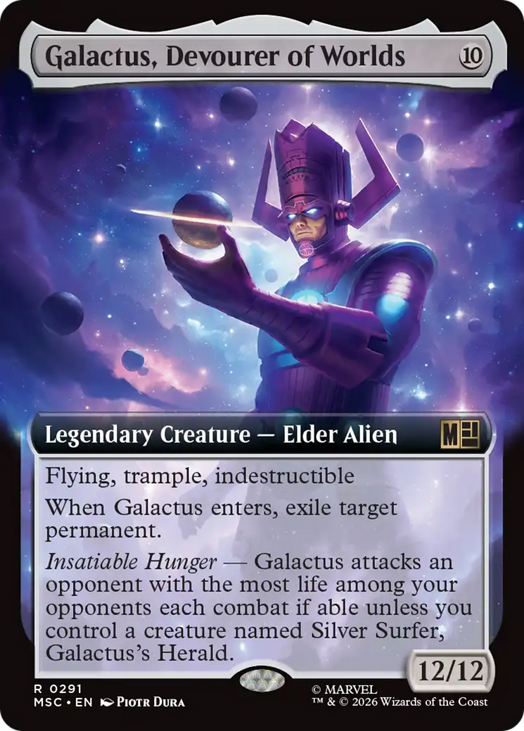 Galactus, Devourer of Worlds (Extended Art) [Marvel Super Heroes Commander] | Anubis Games and Hobby