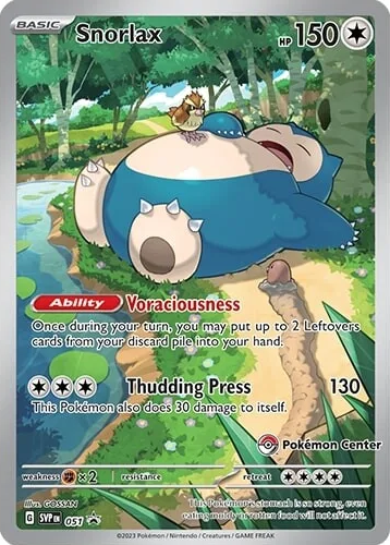 Snorlax (051) (Pokemon Center) [Scarlet & Violet: Black Star Promos] | Anubis Games and Hobby