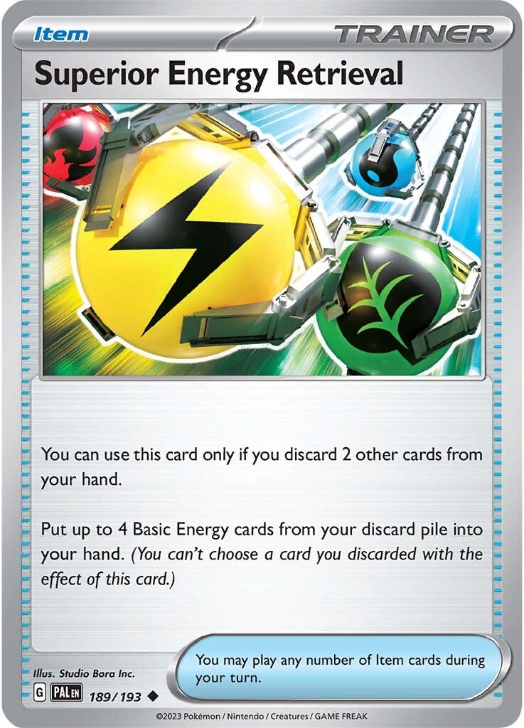 Superior Energy Retrieval (189/193) [Scarlet & Violet: Paldea Evolved] | Anubis Games and Hobby