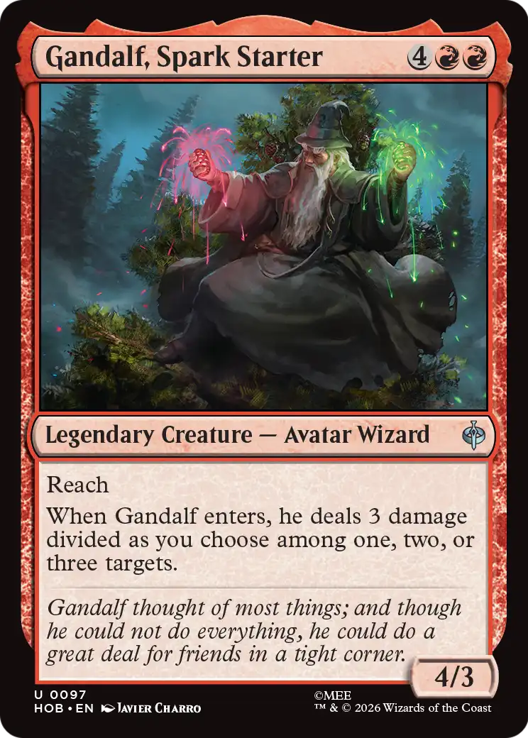 Gandalf, Spark Starter [The Hobbit] | Anubis Games and Hobby
