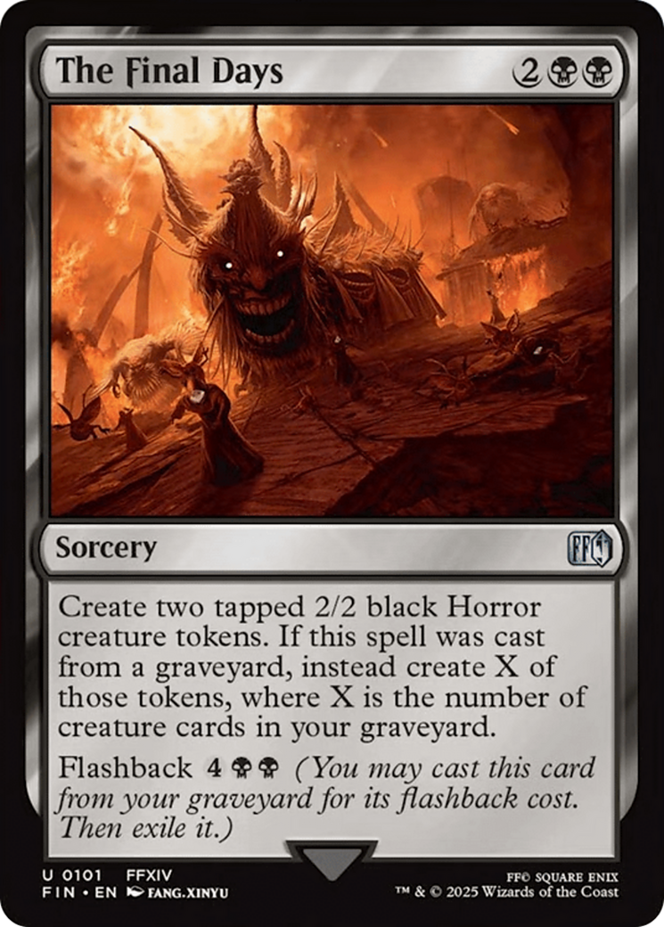 The Final Days [FINAL FANTASY] | Anubis Games and Hobby