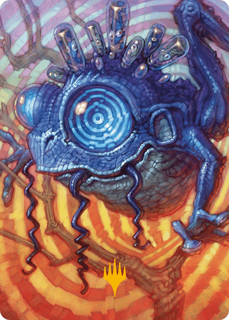 Psychic Frog Art Card (Gold-Stamped Planeswalker Symbol) [Modern Horizons 3 Art Series] | Anubis Games and Hobby