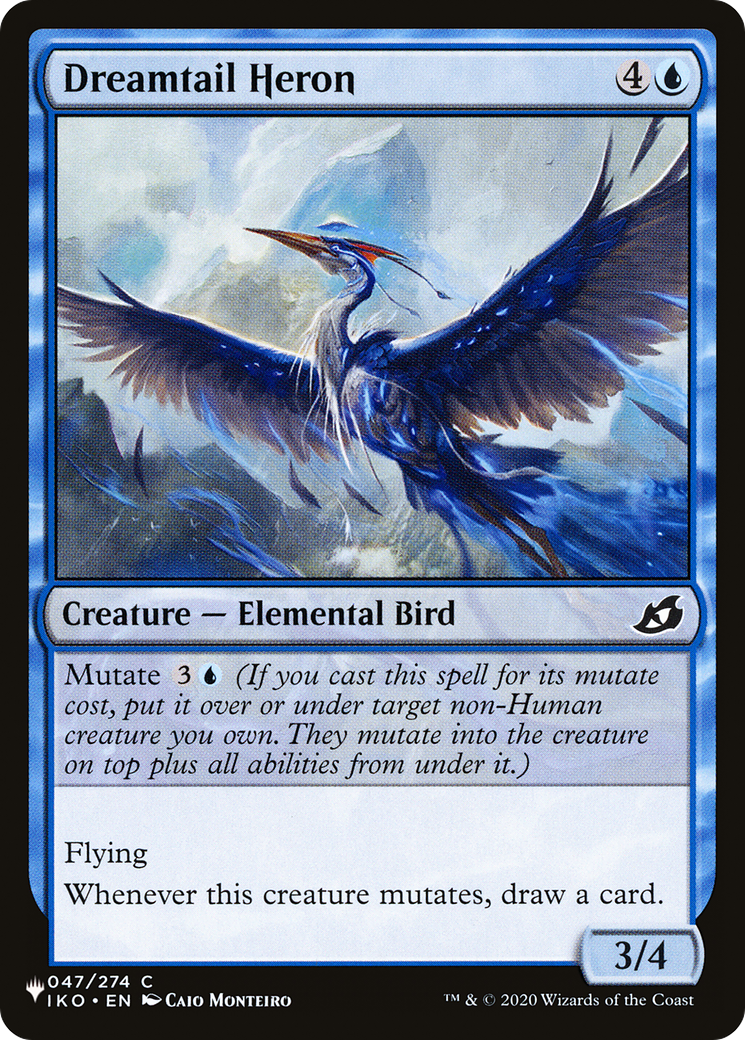 Dreamtail Heron [The List Reprints] | Anubis Games and Hobby