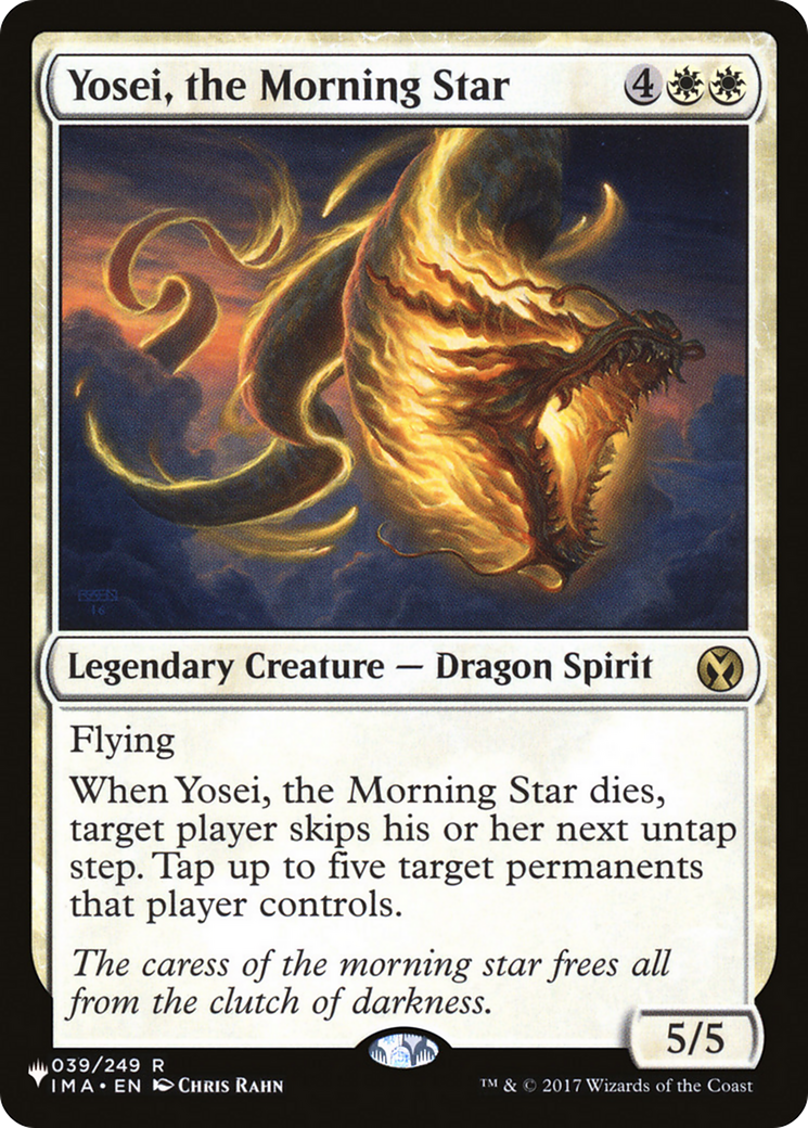 Yosei, the Morning Star [The List Reprints] | Anubis Games and Hobby