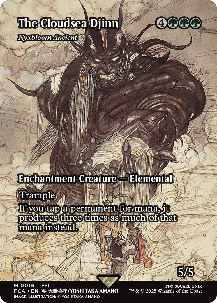 The Cloudsea Djinn - Nyxbloom Ancient (Showcase) [FINAL FANTASY : Through the Ages] | Anubis Games and Hobby